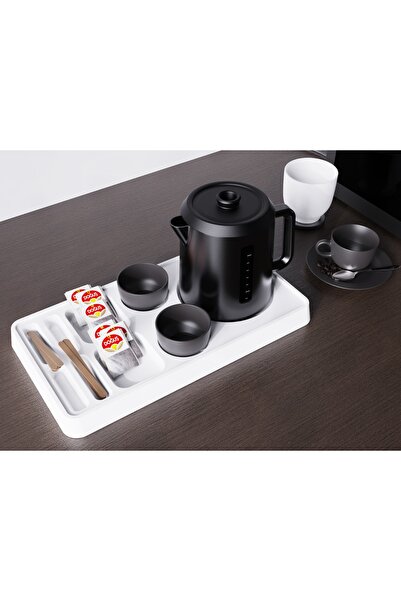 EGD صينية تقديم - نوع فندقي مع حجرة للأكواب