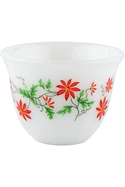 ALSAIF Java Cup, Pattern 1, Size M, Porcelain, Multiple Colors