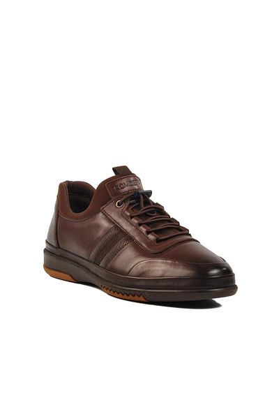 WALKWAY Καφέ Γνήσιο Δερμάτινο Ανδρικά Παπούτσια Casual 5Y9779-418 M