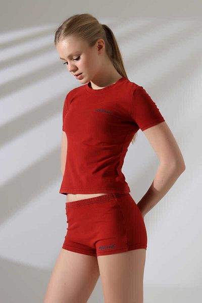 MOSRANİC Women's Cherry Rotten Shorts Suit Msc4021