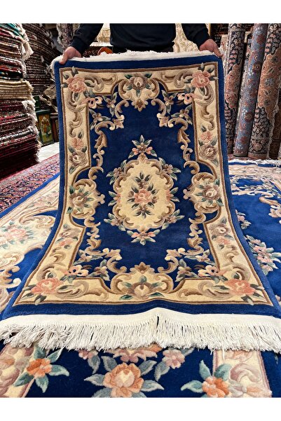 RD RAMAZAN DAĞ EL HALI SANATI El Dokuma Kabartmalı Çin Halısı Ebat 150x92