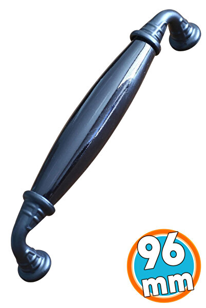 NZB Porselen Siyah 96 Mm Mobilya Mutfak Kulpları Çekmece Dolap Kulplar Kapak Kulpu Kulbu Dolabı