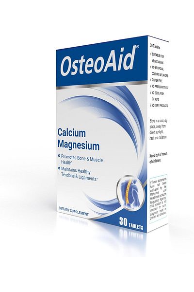 VITAL HEALTHCARE Osteoaid Original Calcium Magnesium | Promotes Bone & Muscle Health | Maintains Healthy Tendons & Li