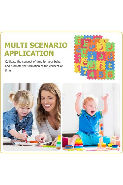 COOYA Floor Baby Puzzle Floor Mat Pack of 36,EVA Materials,Safe & Practical,For Age 4-6 kids Use