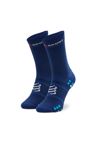 Compressport Unisex high socks XU00046B blue