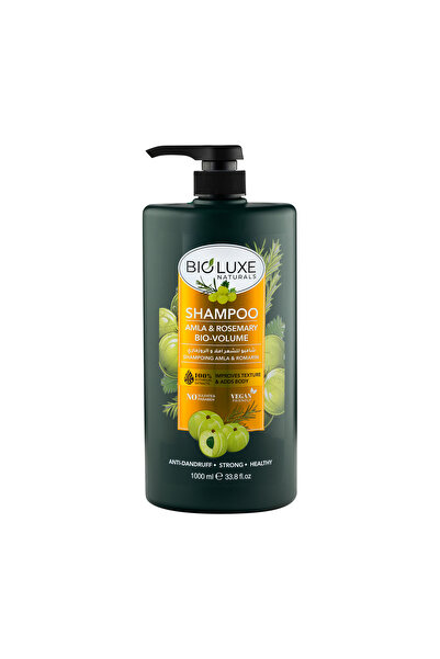 BIOLUXE شامبو طبيعي بخلاصة الأملا وإكليل الجبل بيو فوليوم 1000 مل