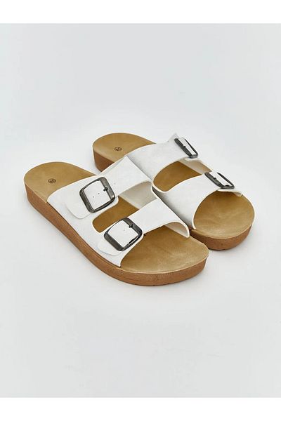 LC Waikiki Double Banded Buckle Women's Slippers
