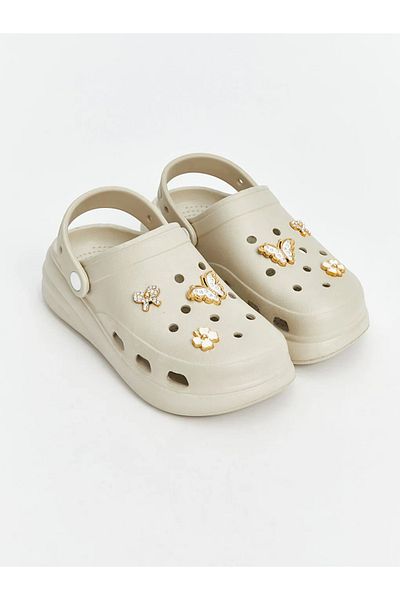 LC Waikiki Beige Printed Women's Beach Sandals