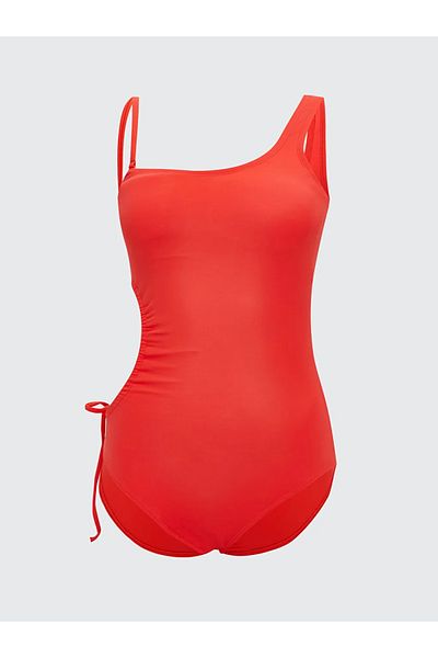LC Waikiki Lcw Dream Coral Women's Swimsuit with Removable Pad Window Detail