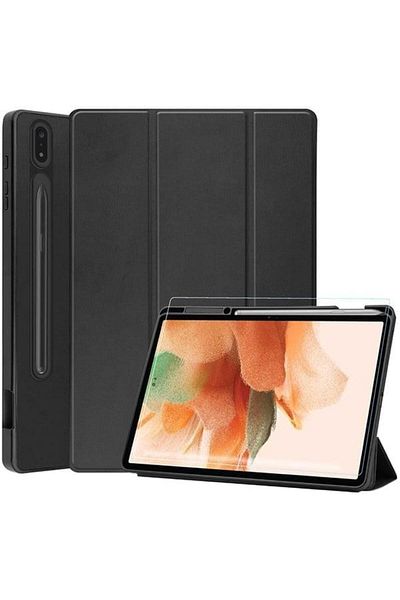 Max&Max Max & Max Case With Screen Protector Black Galaxy Tab S9 Ultra