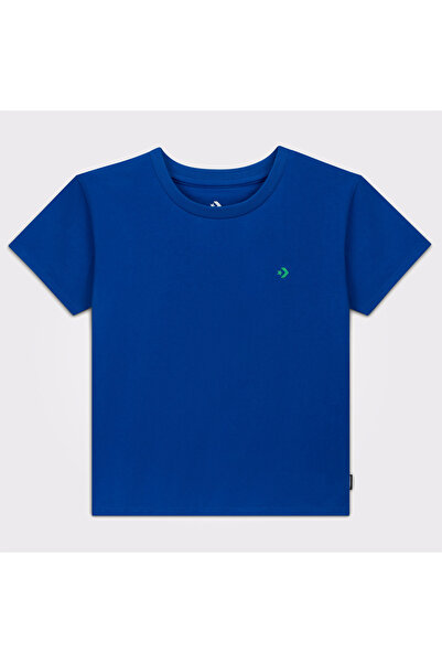 Converse Slim Fit Kadın Mavi T-Shirt