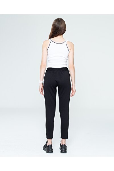Embaa Giyim Cepli Bağcıklı Siyah Çelik Pantolon