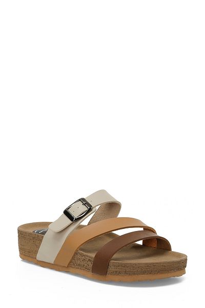 Polaris 166352 .Z5Fx Tan Women's Slippers
