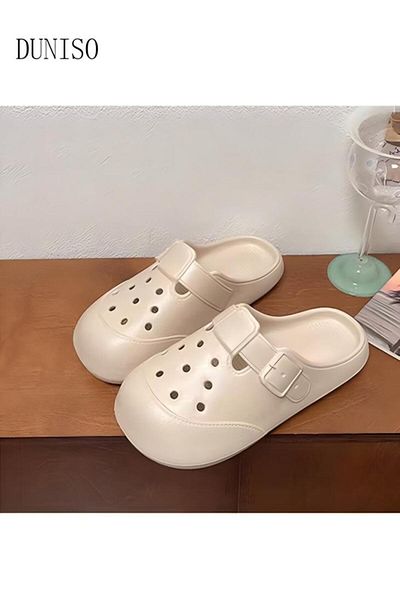 Generic Duniso Women's Clog Sandals Bathroom Slippers Quick Dry Slippers Non-slip Soft Shower Beach Sandals