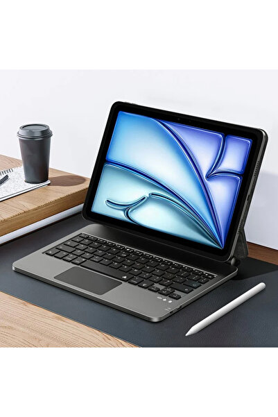 trands لوحة مفاتيح سحرية لجهاز iPad Air/Pro/iPad الجيل العاشر