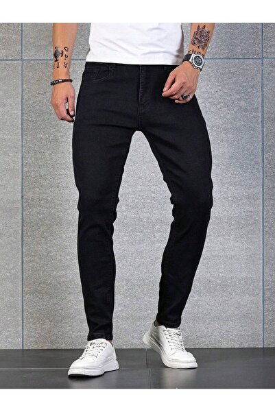 WKM Ανδρικό τζιν παντελόνι με κανονική μέση