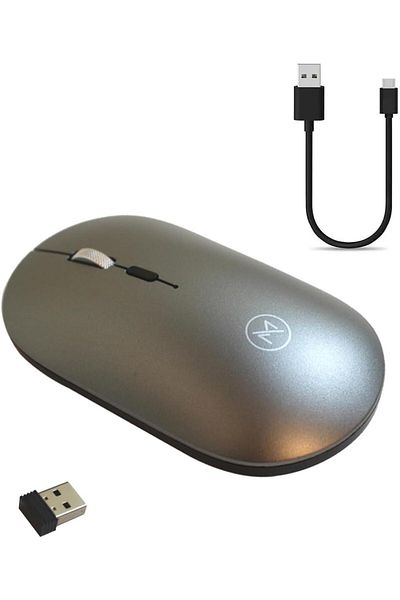 Max&Max Max & Max Optical Wireless Mouse, Gaming Adjustable DPI, Triple 2.4G Mode Switching Bluetooth 2