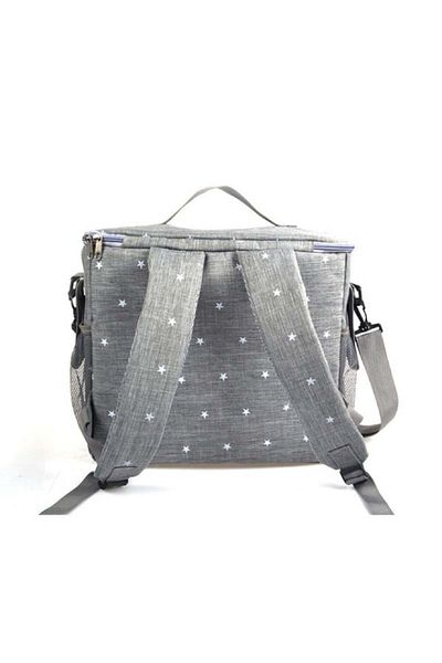 Empria Rucsac Multifunctional 5 In 1 Geanta Bebe, 37x18x31 Cm, Gri