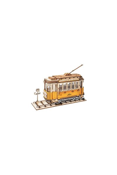Rolife 3D Puzzle Tram, RoLife, Wood, 145 pieces