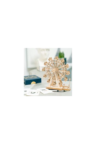 Rolife 3D Puzzle, Big Wheel, Wood, Rolife, 120 pieces