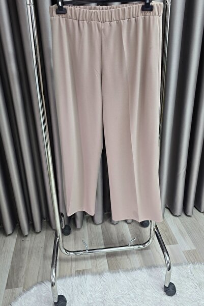 Elmas Tesettür ملابس نسائية سراويل سكوبا فضفاضة ذات أرجل واسعة مقاس كبير