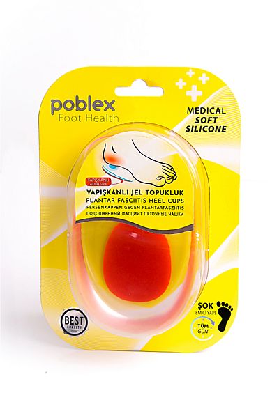 Poblex Adhesive Silicone Gel Heel - Women