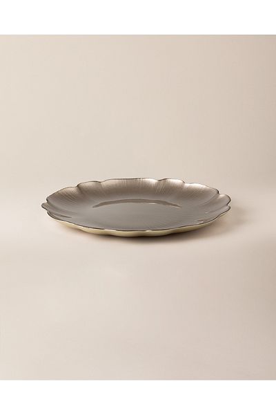 Madame Coco Branche Serving Plate - 28 cm - Orange