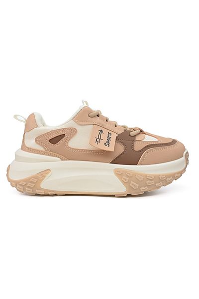 Tmall Pantofi sport pentru femei, din piele ecologică, 1280, kaki