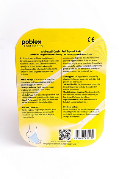 Poblex Arch Support Silicone Socks