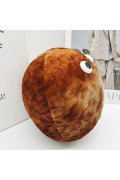 Piucrty children's plush toy, cotton, brown, 18 x 18 cm