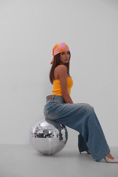 Black Fashion Bluză din tricotaje fără bretele Mango