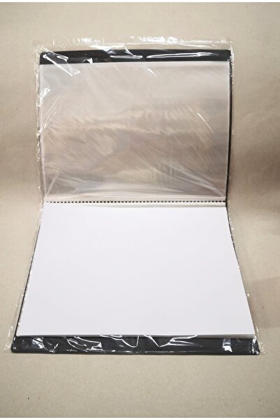 Noki Siyah 60lı Sunum Dosyası Plastik Kapaklı Şeffaf Yapraklı