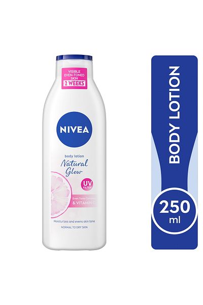 NIVEA Natural Glow Body Lotion Even Tone Complex & Vitamin C 250 ml