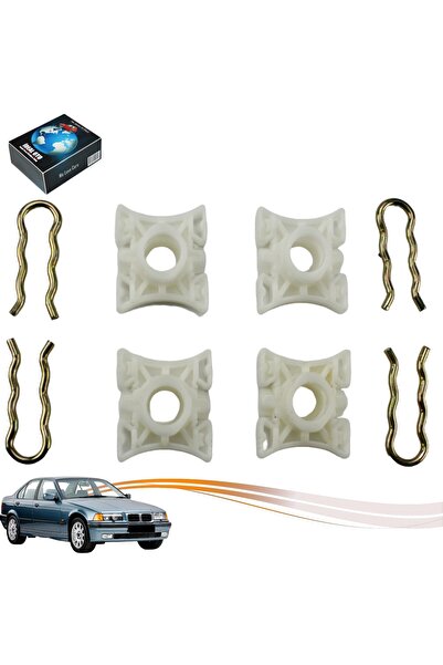 İDEAL OTOMOTİV Bmw 3 E36 İçin Cam Kriko Kılavuz Kızak Klipsi (51321938884)