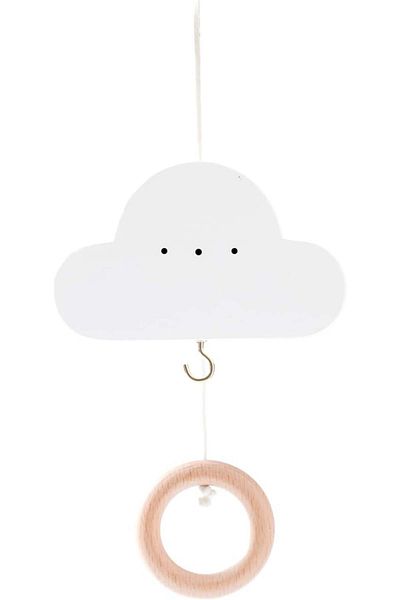 Promise Babe Musical Toy For Children, Wood/metal, White/natural, 13.5 X 11 Cm