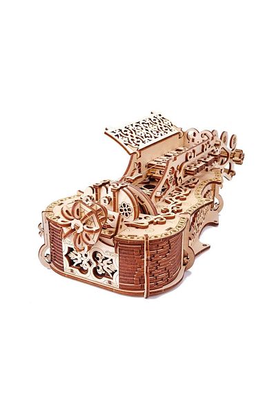Wood Trick Mechanical 3D puzzle, Lyra da Vinci, WT, wood, 227 pieces