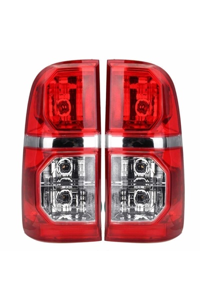 Genel Markalar Toyota Hilux Uyumlu Sağ + Sol Arka Far Stop Lambası Takımı 201...