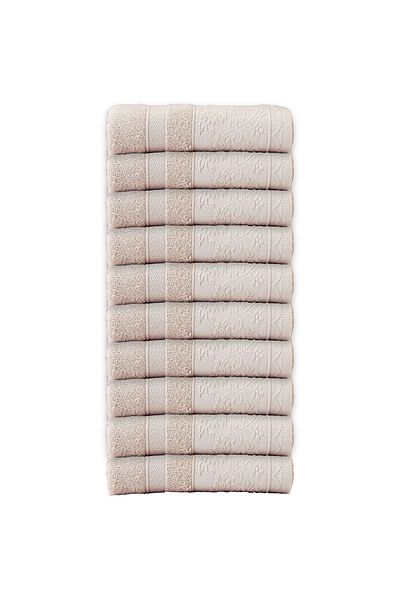 Özdilek Πετσέτα Özdilek Larsen Beige 10 τεμαχίων 50x90 εκ