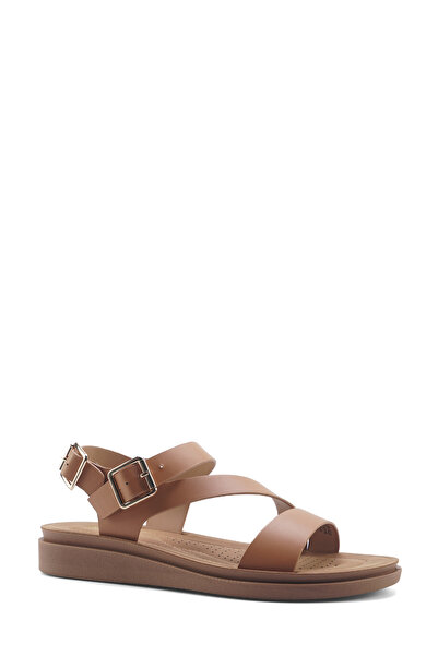 Polaris 166925.Z5FX Camel Kadın Comfort Sandalet