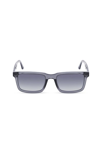 Police Origins Lite 30 Man Square Sunglass Transparent Grey_Gray Gradiant 54-20-145