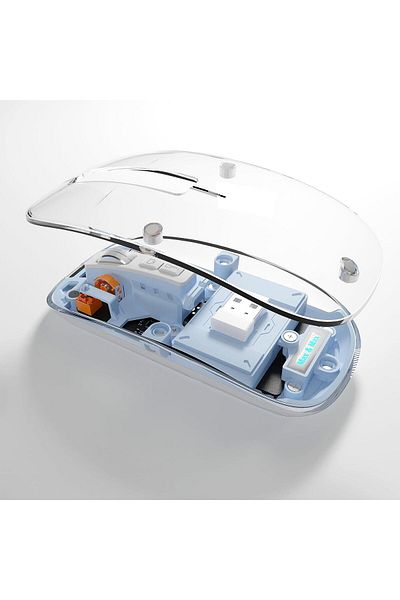 Max&Max Max & Max Transparent Mouse Blue MXM-T902