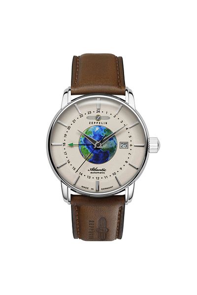 Zeppelin Mens Watch 8468-5, Automatic, 42mm, 5atm