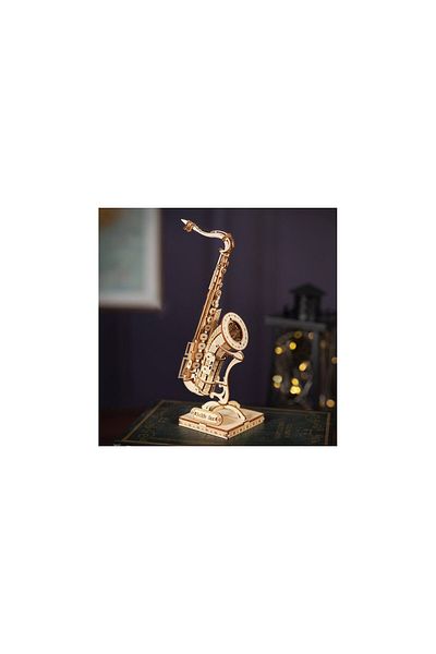 Rolife 3d Puzzle Saxophone, , Wood, 136 Pieces
