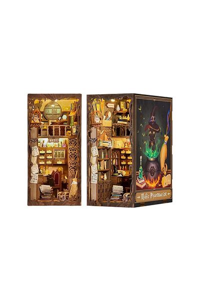 CUTEBEE 3d Puzzle, Diy Book Nook, Magic Pharmacist, , 282 Pieces