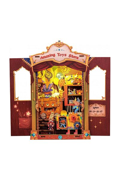 CUTEBEE 3D Puzzle, DIY Book Spine, Amazing Toys Store, Cutebee, 107 pieces