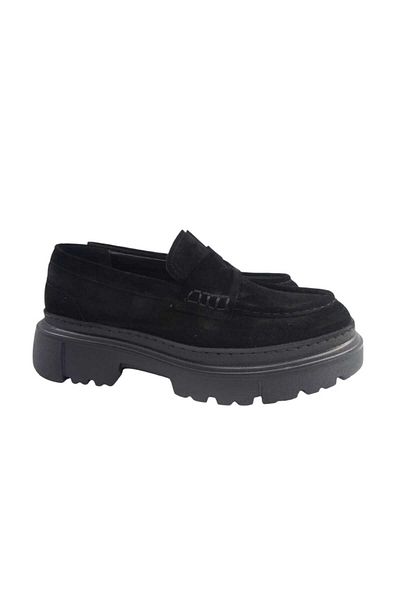 Oneka Shoes Casual Men's Loafer - Black Suede 1308256502