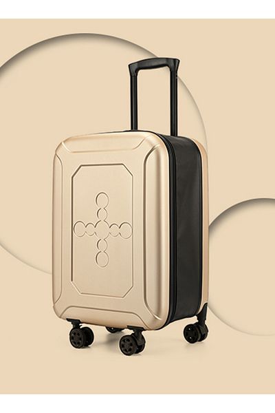ETG 24-Inch Foldable and Expandable Suitcase, 360 Universal Wheel Trolley Case, Flight Case 40*25*65CM