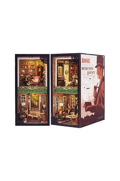 CUTEBEE Puzzle 3d, Cotor De Carte Diy, Rose Detective Agency, , 332 Piese