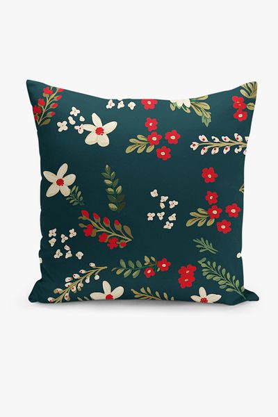 Filamente Double Sided Digital Printing Throw Pillow Cover Floral Pattern