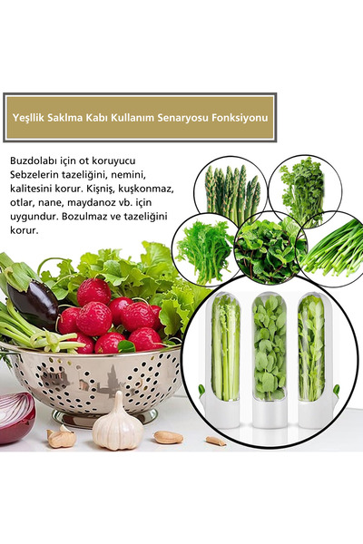Stanley Fresh Keeper Herb Saver Bpa Leak Plastic Greenery Storage Container |   Freshness up to 3 Weeks